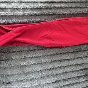 Liz Claiborne Women's Cropped Pants in Vibrant Red